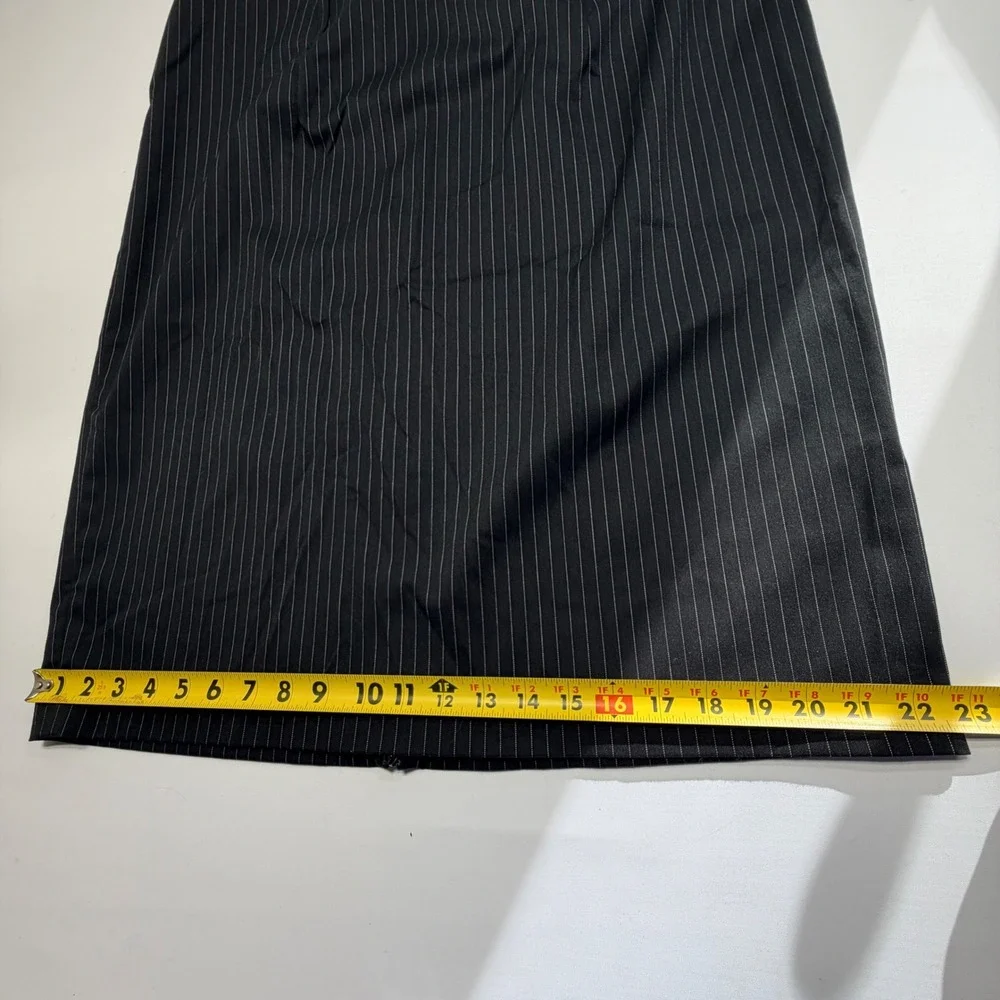 Lane Bryant Pinstripe Pencil Skirt Size 18‎ NWT Stretch Career Wear $44 Retail - Picture 4 of 7